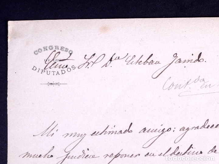 Manuscritos antiguos: MARQU&Eacute;S DE LA PUEBLA DE ROCAMORA. MADRID 1876 - Foto 1