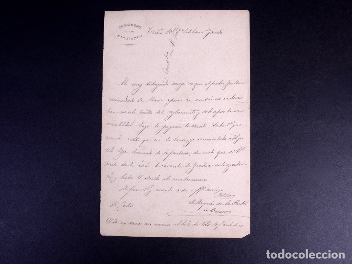 Manuscritos antiguos: MARQU&Eacute;S DE LA PUEBLA DE ROCAMORA. MADRID 1876 - Foto 2