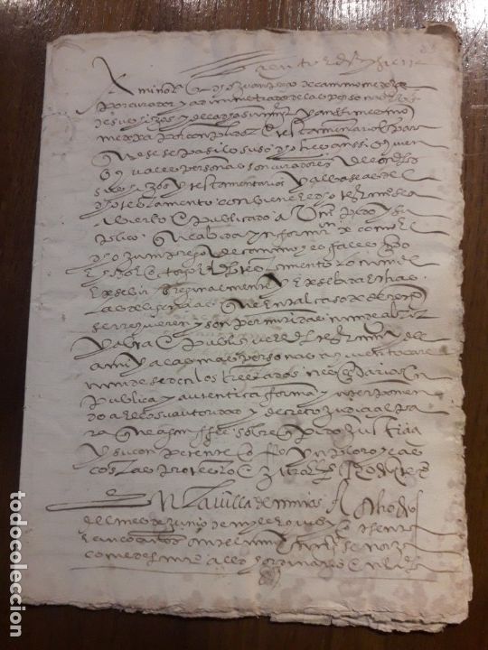 Manuscritos antiguos: Diezmos siglo XVI - Foto 1