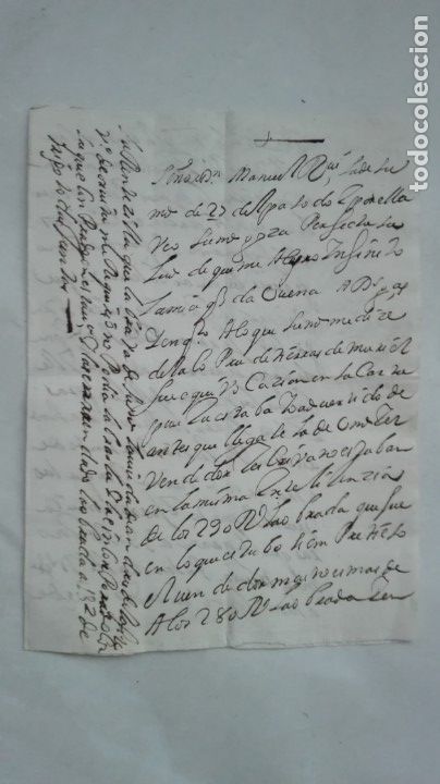 Manuscritos antiguos: CARTA MANUSCRITA EN 1731. SIGO XVIII - Foto 1
