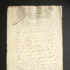 Manuscritos antiguos: AÑO 1727. MEDINA DEL CAMPO. VALLADOLID. ESCRITURA VENTA DE MAJUELO DE TIERRA DE CABRERAS. 112 REALES. Lote 183830195