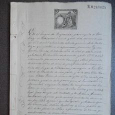 Manuscritos antiguos: MANUSCRITO AÑO 1889 FISCALES 12º VILASANTAR Y ARMENTAL CORUÑA ESCRITURA VENTAS. Lote 184305862
