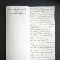 Manuscritos antiguos: AÑO 1835 MADRID. PALACIO REAL. OFICIO ORDEN REAL NOMBRAMIENTO ALCAIDE PRINCIPAL A F. C. DE CÁCERES. . Lote 184929458