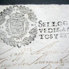 Manuscritos antiguos: AÑO 1678. SELLO CUARTO. 10 MARAVEDIS. CARLOS II. PAPEL TIMBRADO. . Lote 186309062