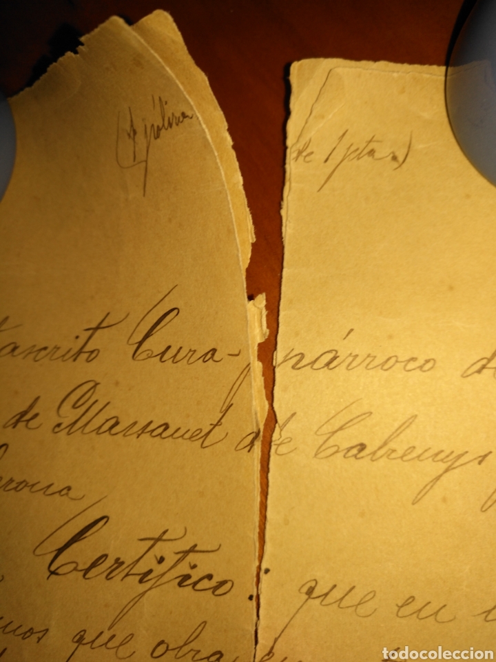 Manuscritos antiguos: Carta certificada junio 1868 la revoluci&oacute;n de 1868 - Foto 2