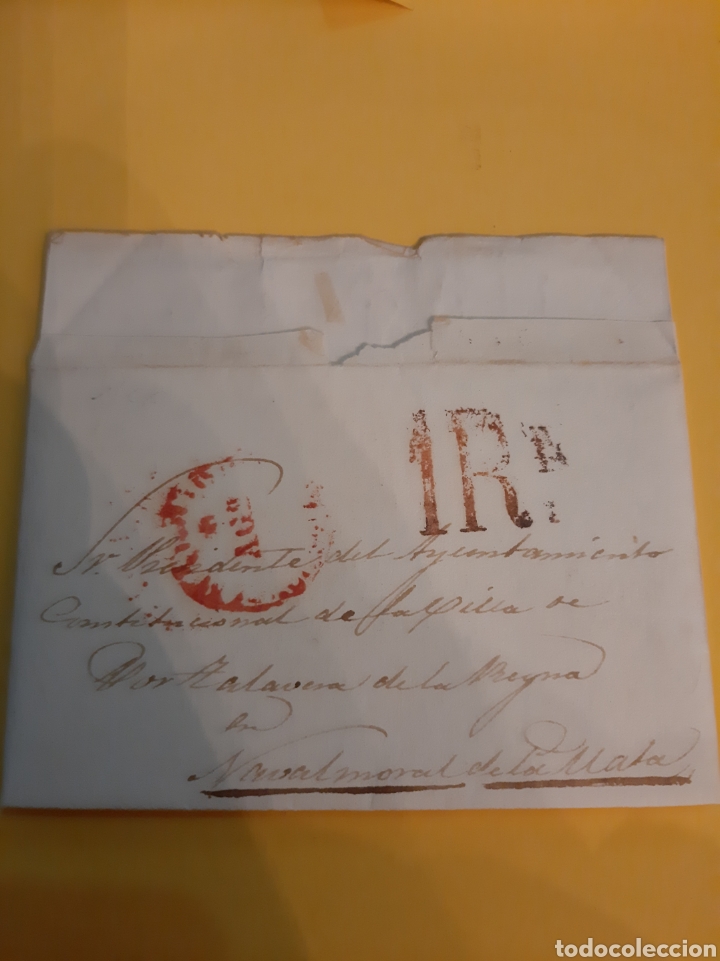 Manuscritos antiguos: 1849 prefilatelia Espa&ntilde;a - Foto 1