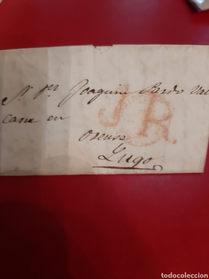 Manuscritos antiguos: 1848 carta antigua Joaqu&iacute;n Pardo - Foto 1