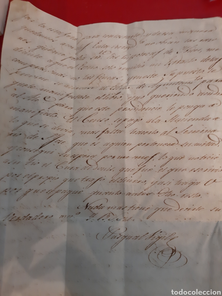 Manuscritos antiguos: 1844 Castropol Asturias - Foto 3