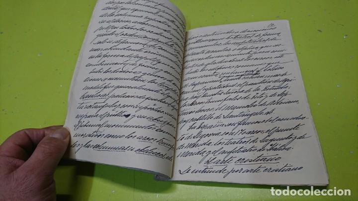 Manuscritos antiguos: CUADERNO MANUSCRITO SELLADO 1948 A IDENTIFICAR - Foto 7