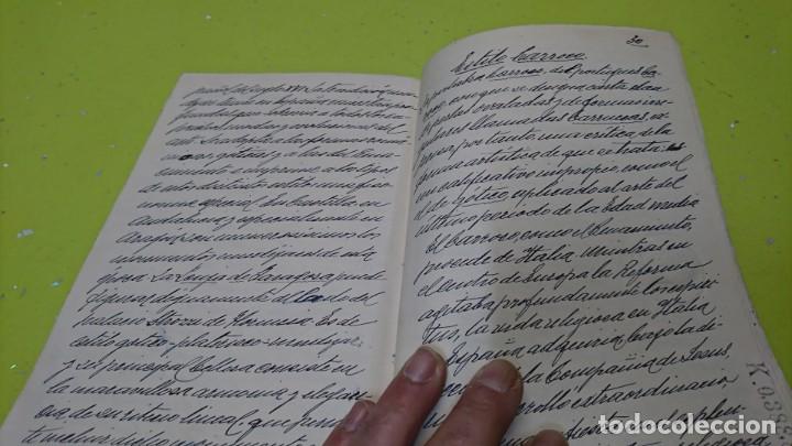 Manuscritos antiguos: CUADERNO MANUSCRITO SELLADO 1948 A IDENTIFICAR - Foto 10