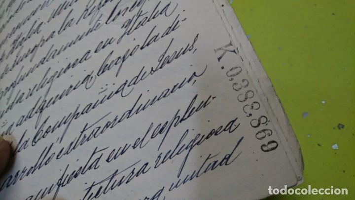Manuscritos antiguos: CUADERNO MANUSCRITO SELLADO 1948 A IDENTIFICAR - Foto 12