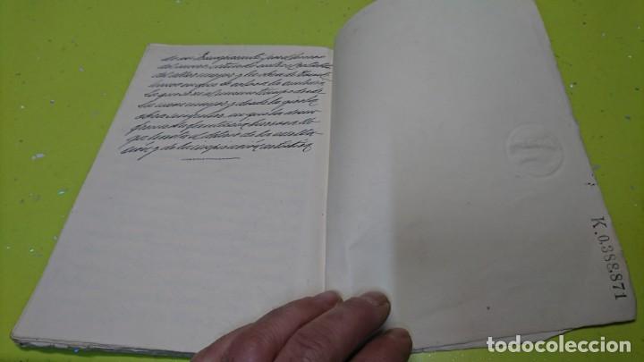 Manuscritos antiguos: CUADERNO MANUSCRITO SELLADO 1948 A IDENTIFICAR - Foto 13