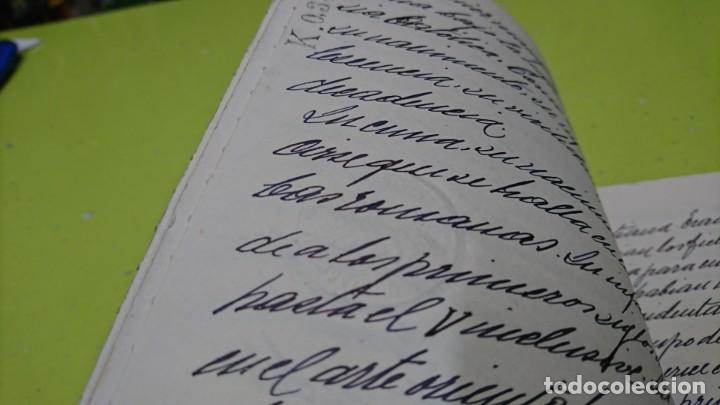 Manuscritos antiguos: CUADERNO MANUSCRITO SELLADO 1948 A IDENTIFICAR - Foto 17