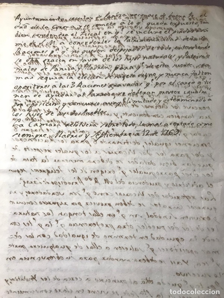 Manuscritos antiguos: 1789 - Arag&oacute;n -- Manuscrito de 18 p&aacute;ginas -- - Foto 5