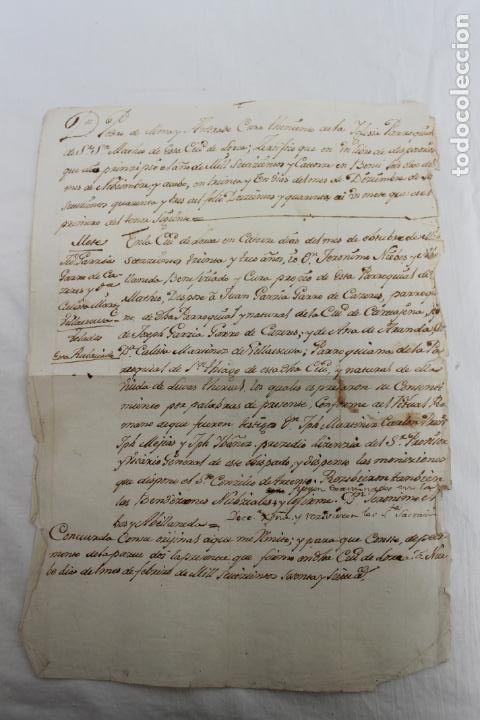 Manuscritos antiguos: TESTAMENTO 1661, EN LA CIUDAD DE LORCA, MURCIA - Foto 4