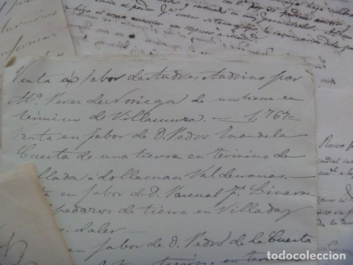 Manuscritos antiguos: LOTE DE 7 DOCUMENTOS MANUSCRITOS DEL SIGLO XIX, EN UNA CARPETILLA - Foto 3