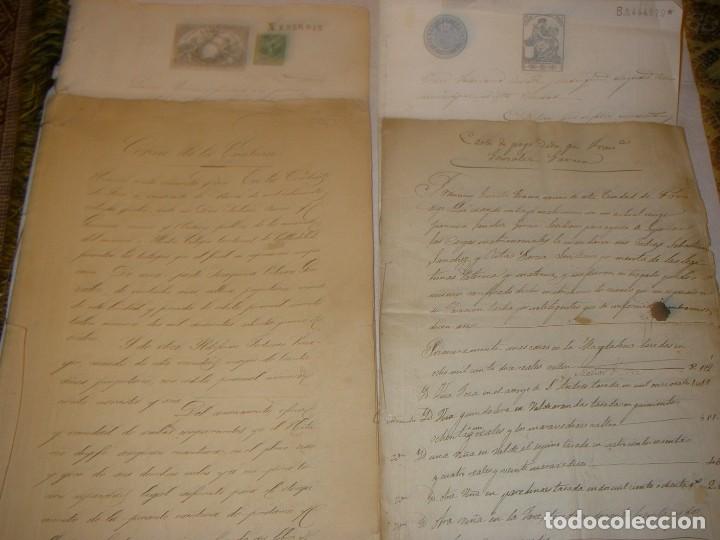 Manuscritos antiguos: Documentos y papeles del XIX. Los que se ven. - Foto 1