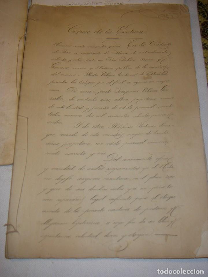 Manuscritos antiguos: Documentos y papeles del XIX. Los que se ven. - Foto 2