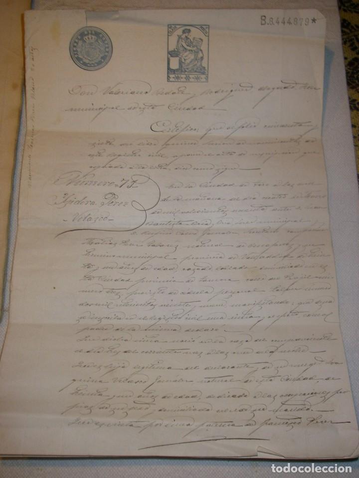 Manuscritos antiguos: Documentos y papeles del XIX. Los que se ven. - Foto 6