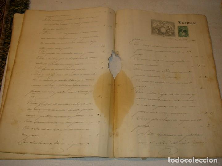 Manuscritos antiguos: Documentos y papeles del XIX. Los que se ven. - Foto 8