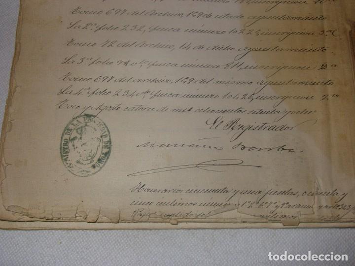 Manuscritos antiguos: Documentos y papeles del XIX. Los que se ven. - Foto 10