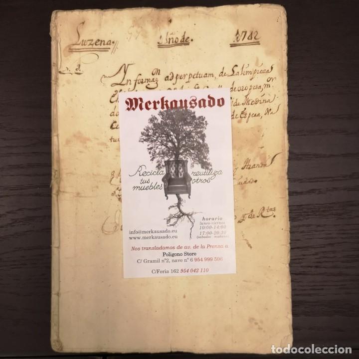 Manuscritos antiguos: Documentos Antiguos Cabellos de Oropesa 1742 - Foto 1