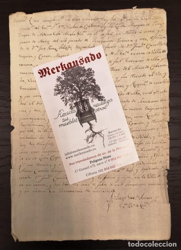Manuscritos antiguos: Documentos Antiguos Cabellos de Oropesa 1742 y 1751 - 1&ordm; - Foto 1