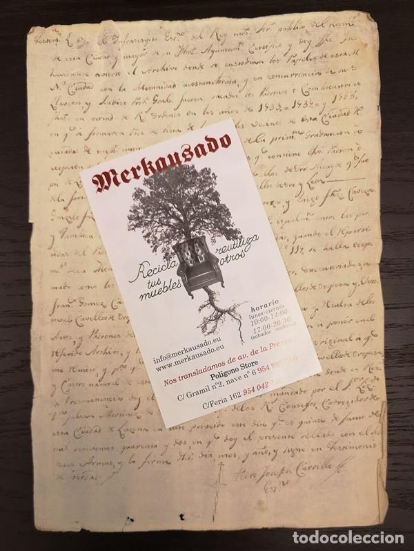 Manuscritos antiguos: Documentos Antiguos Cabellos de Oropesa 1742 y 1751 - 2&ordm; - Foto 1