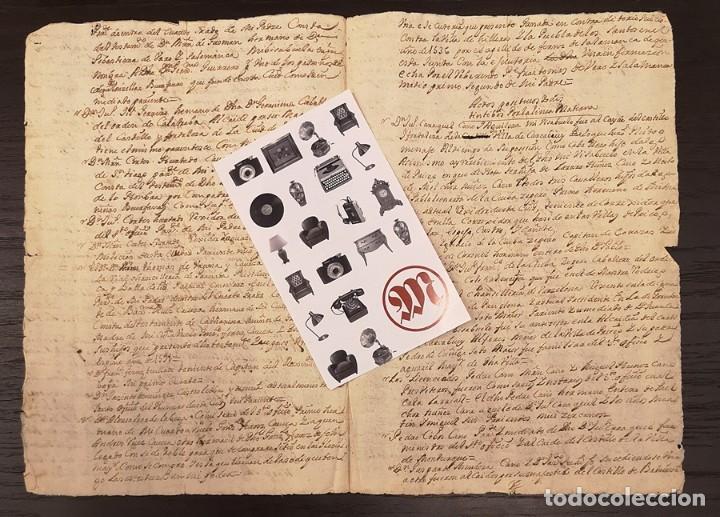 Manuscritos antiguos: Documentos Antiguos Cabellos de Oropesa 1750 - 3&ordm; - Foto 2