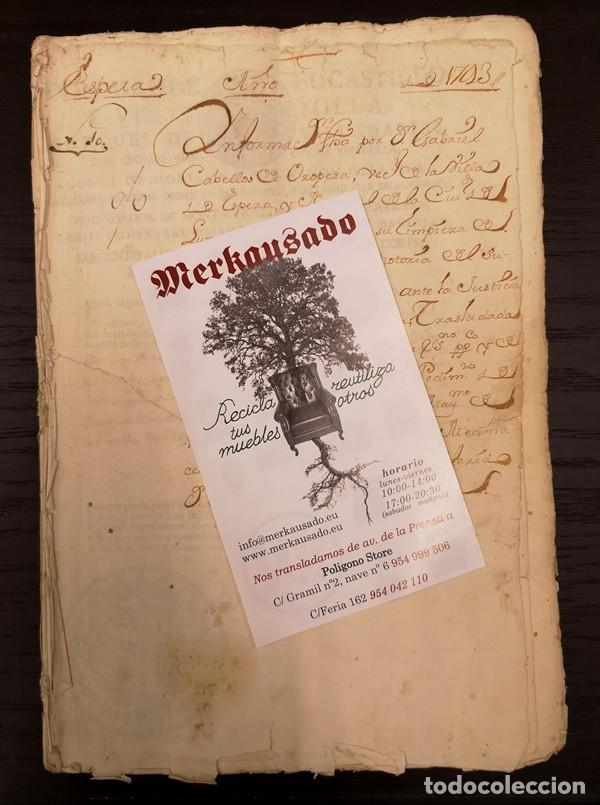 Manuscritos antiguos: Documentos Antiguos Cabellos de Oropesa 1743 y 1752 - Foto 1