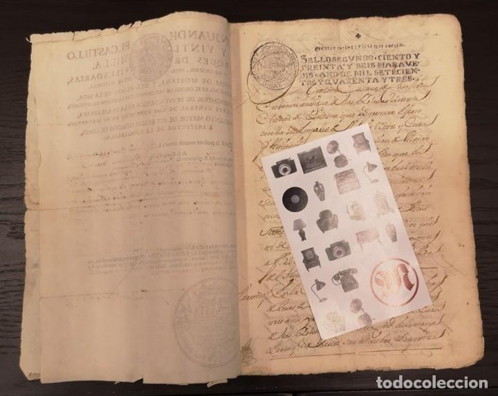 Manuscritos antiguos: Documentos Antiguos Cabellos de Oropesa 1743 y 1752 - Foto 3