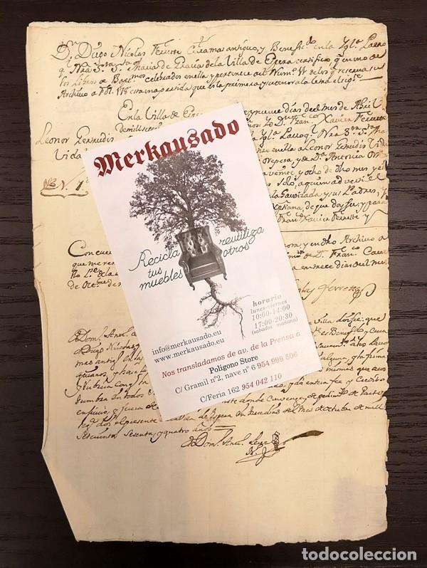 Manuscritos antiguos: Documentos Antiguos Cabellos de Oropesa 1764 - Foto 1