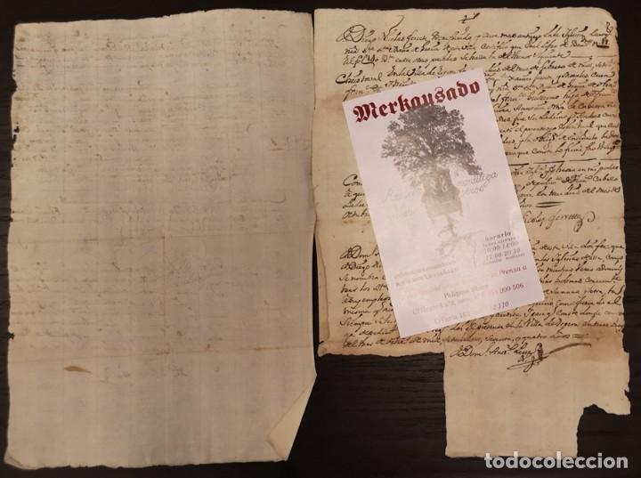 Manuscritos antiguos: Documentos Antiguos Cabellos de Oropesa 1764 - Foto 2