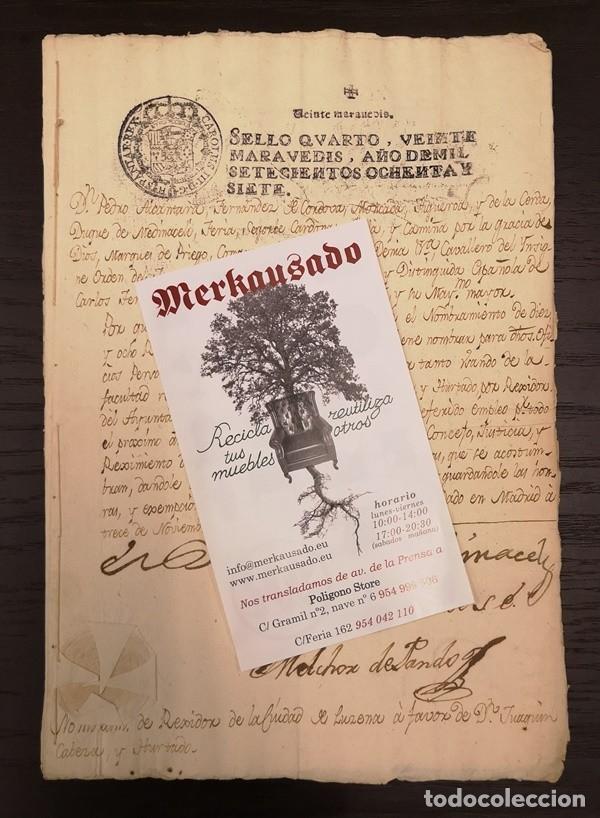 Manuscritos antiguos: Documentos Antiguos Cabellos de Oropesa 1787 - Foto 1