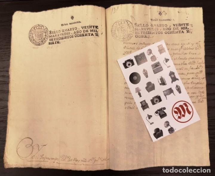 Manuscritos antiguos: Documentos Antiguos Cabellos de Oropesa 1787 - Foto 2