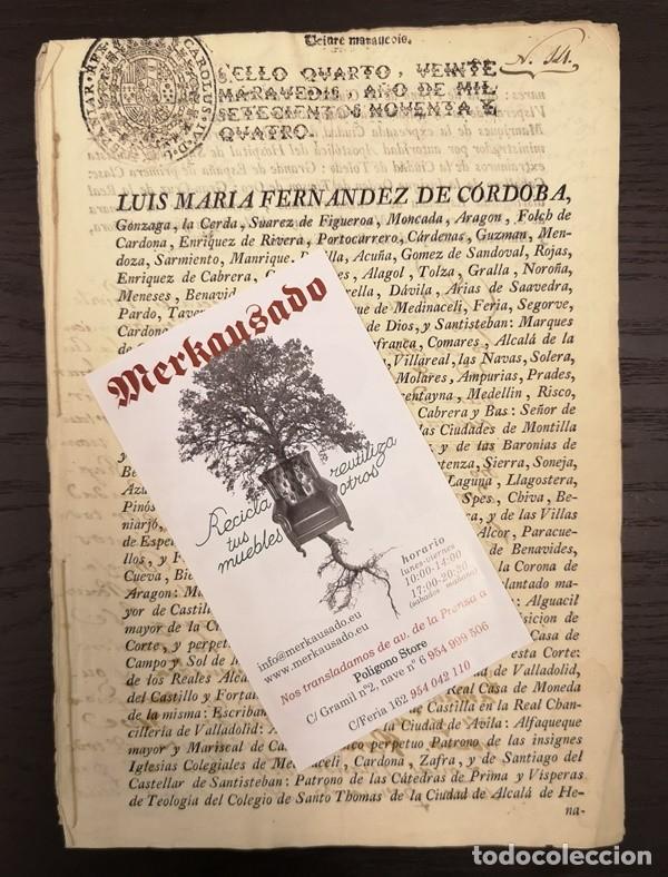 Manuscritos antiguos: Documentos Antiguos Cabellos de Oropesa 1794 - Foto 1