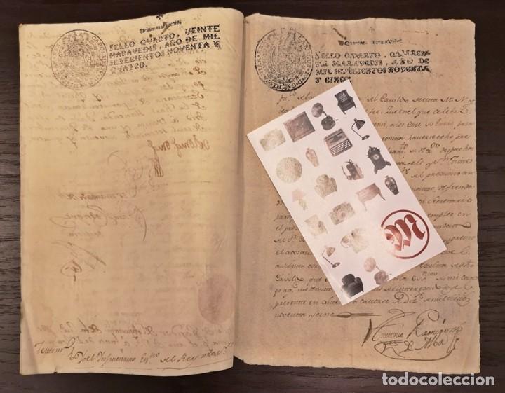 Manuscritos antiguos: Documentos Antiguos Cabellos de Oropesa 1794 - Foto 2