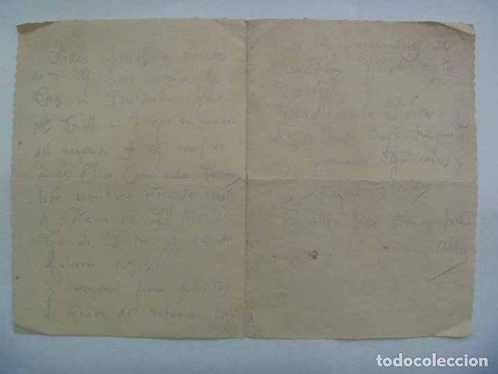 Manuscritos antiguos: REPUBLICA : DOCUMENTO MANUSCRITO , PODER PARA ENAJENAR UNA CASA, CONSTANTINA, 1934 - Foto 1