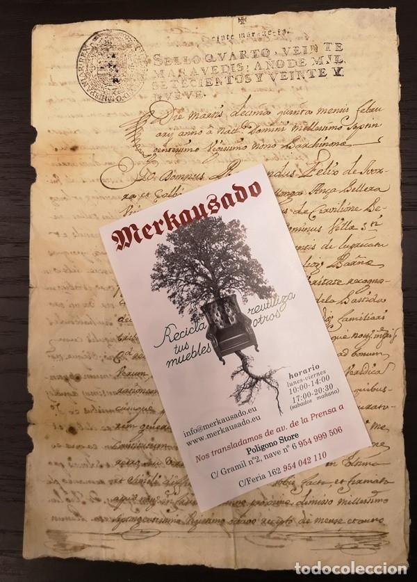 Manuscritos antiguos: Documento Roca de Bellera. A&ntilde;o 1729 - Foto 1