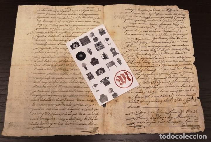 Manuscritos antiguos: Documento Roca de Bellera. A&ntilde;o 1729 - Foto 2