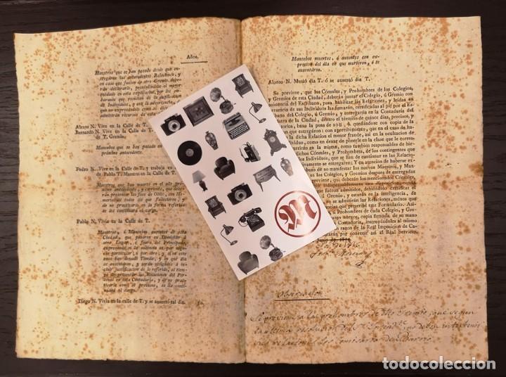 Manuscritos antiguos: Documento Roca de Bellera. A&ntilde;o 1817 - Foto 3