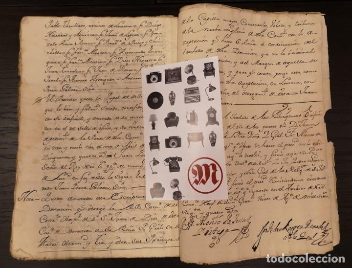 Manuscritos antiguos: Documento A&ntilde;o 1753 - Foto 4