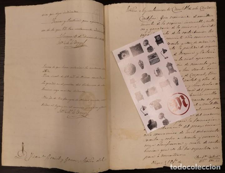Manuscritos antiguos: Documento A&ntilde;o 1867. Manuscrito - Foto 2