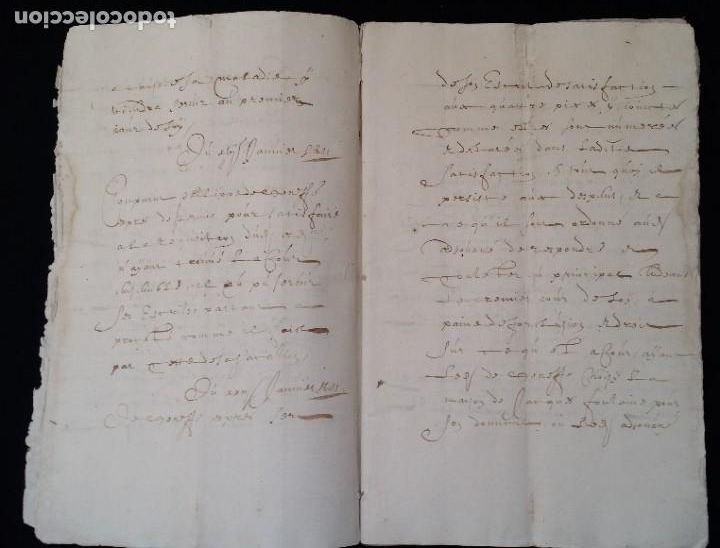 Manuscritos antiguos: Manuscrito de 1641, B&eacute;lgica - Foto 4