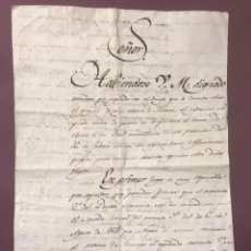 Manuscritos antiguos: 1822 - SEÑORIOS - PETICIÓN AL REY