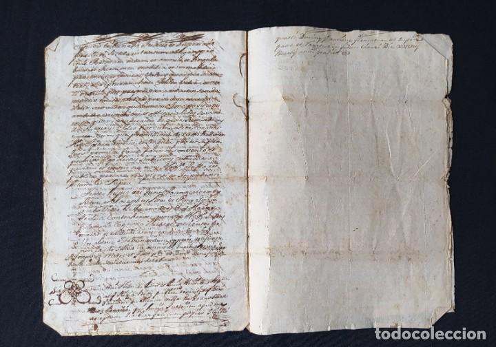 Manuscritos antiguos: MANUSCRITO COMPRA VENTA 1740 ESCRITO EN CATALAN Y LATIN - Foto 4