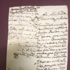 Manuscritos antiguos: ARAGON - 1ª GUERRA CIVIL. 1823. MANUSCRITO MANDANDO HACER PRESOS A VARIOS PERSONAJES.