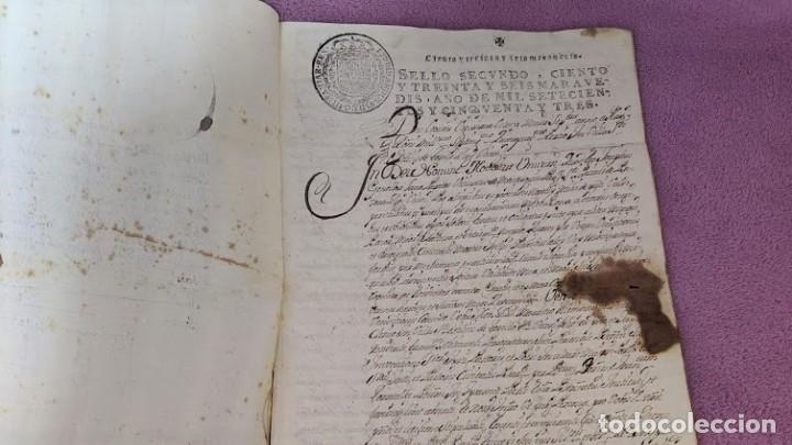 Manuscritos antiguos: CENSAL, DOCUMENT ORIGINAL DE SANT QUIRZE DE BESORA, TORELLO 1753 - Foto 2