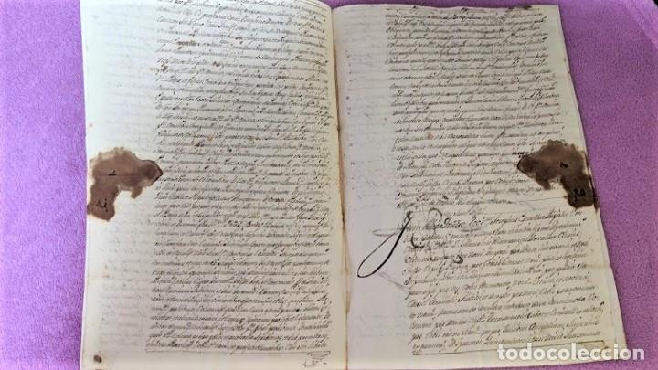 Manuscritos antiguos: CENSAL, DOCUMENT ORIGINAL DE SANT QUIRZE DE BESORA, TORELLO 1753 - Foto 3