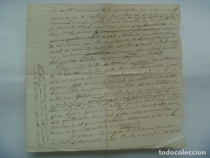 Manuscritos antiguos: CARTA MANUSCRITA DEL SIGLO XIX - Foto 1